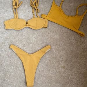 GOLDEN BIKINI SET